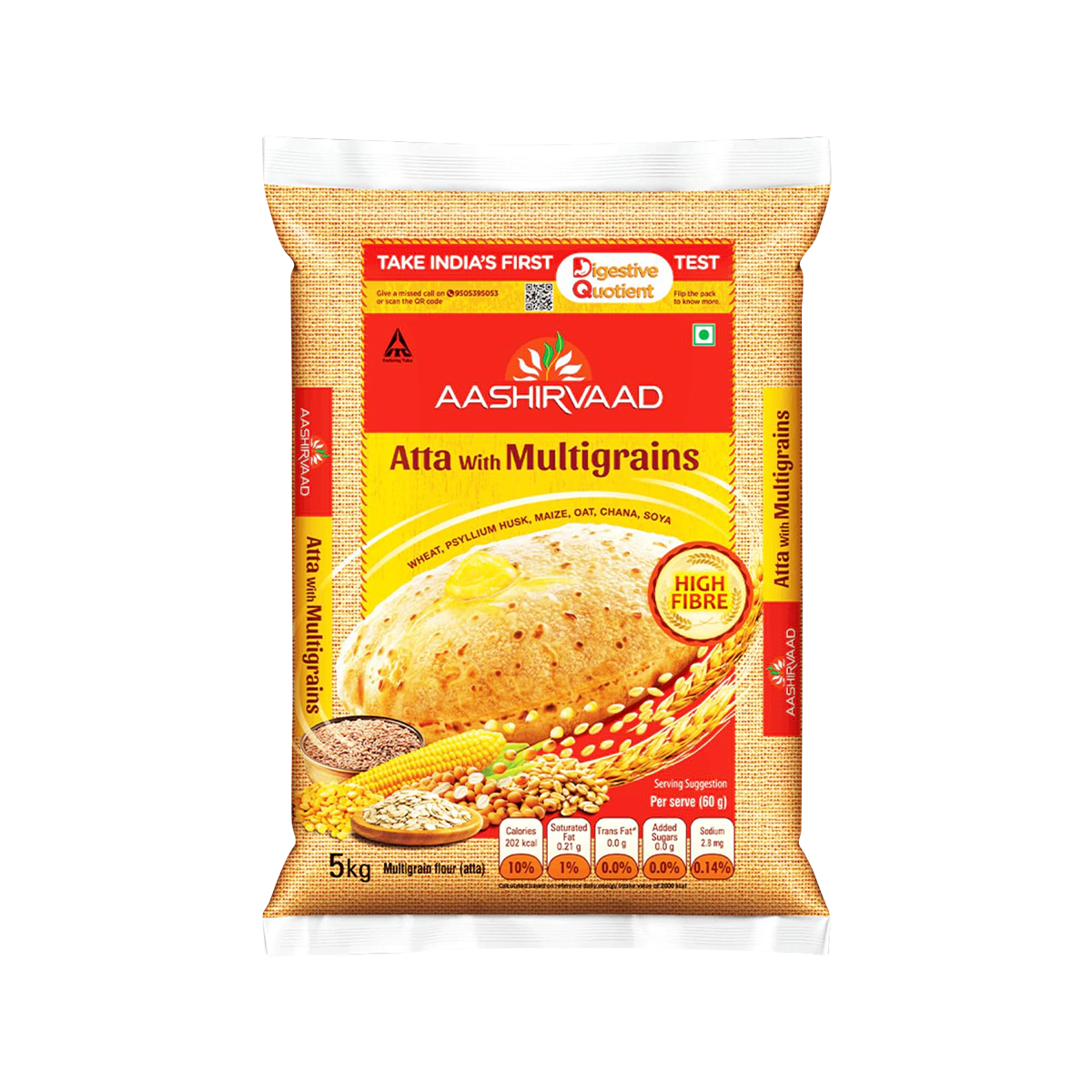 Aashirvaad - Atta with Multigrain | 5kg
