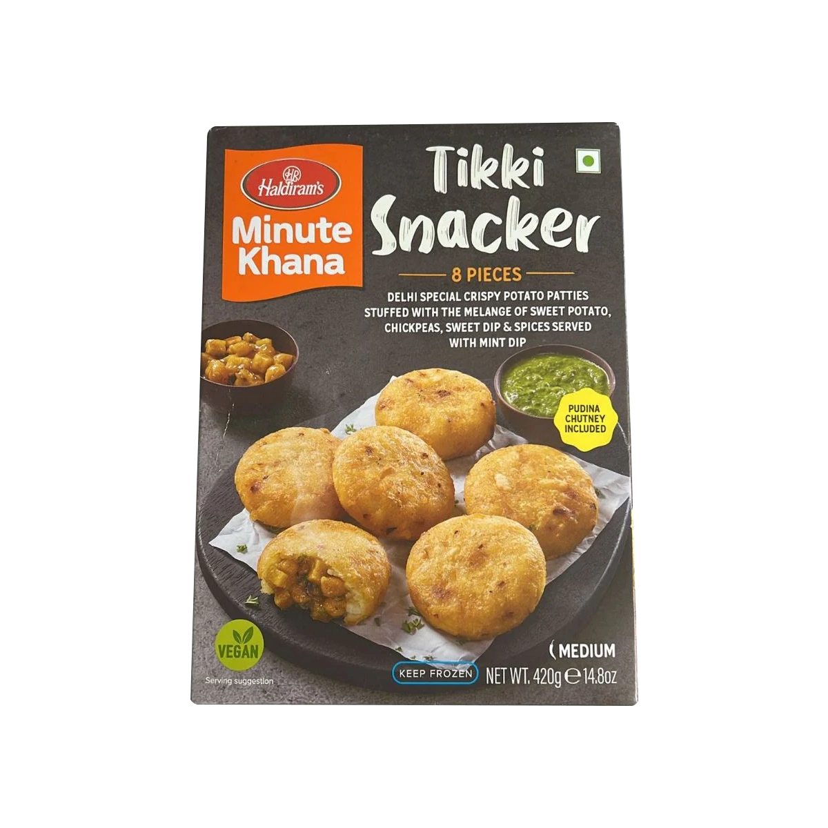 Haldiram's - Tikki Snacker 8Pcs | 420g