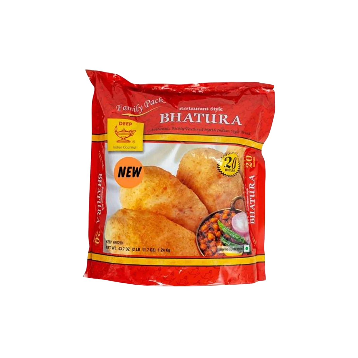 Deep - Bhatura Family Pack | 20 Pcs