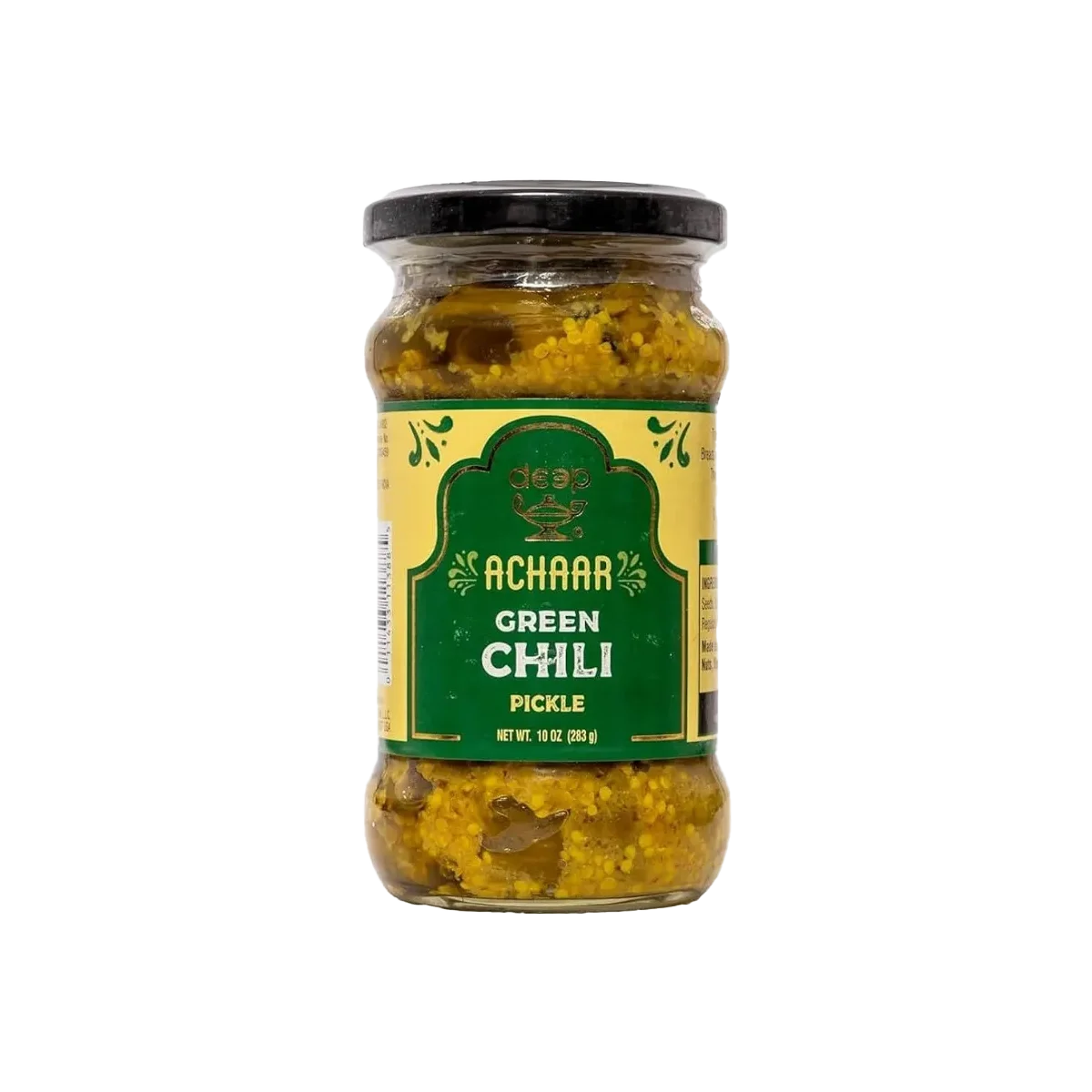 Deep - Green Chilli Pickle | 283g