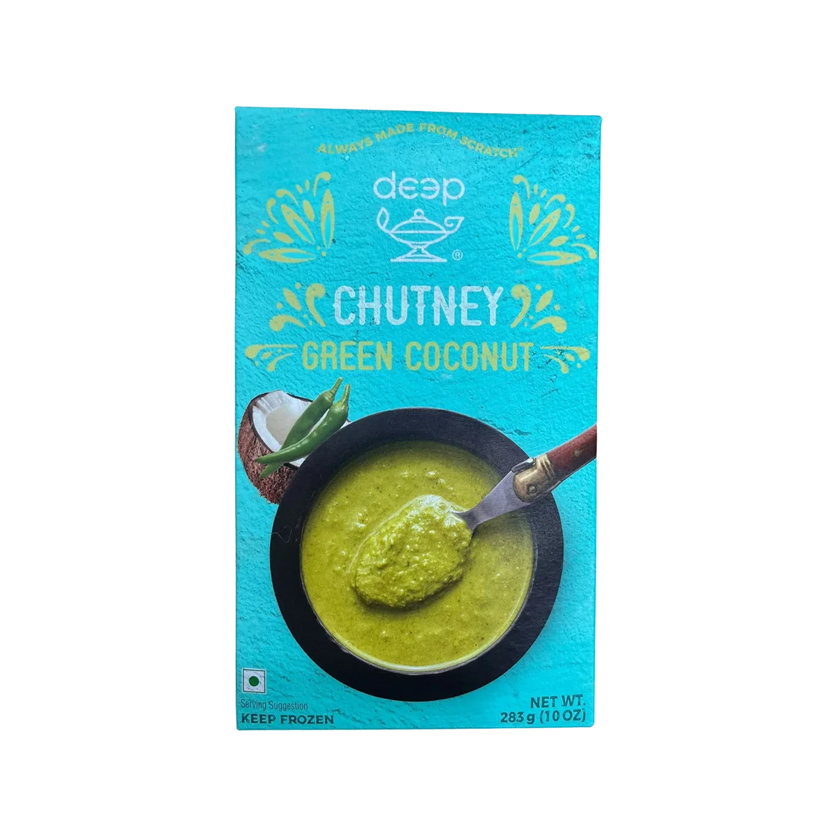 Deep - Green Coconut Chutney Frozen | 283g