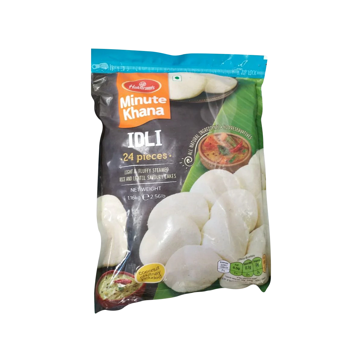 Haldiram's - Idli With Chutney 24Pcs | 1.16kg
