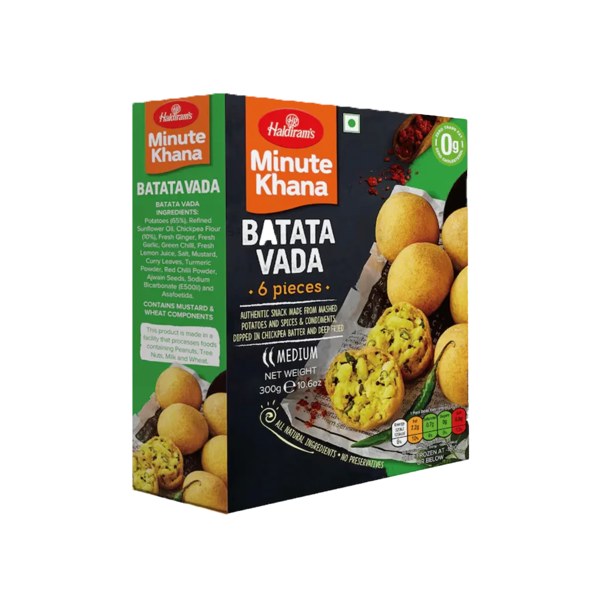 Haldiram's - Batata Vada 6Pcs | 283g