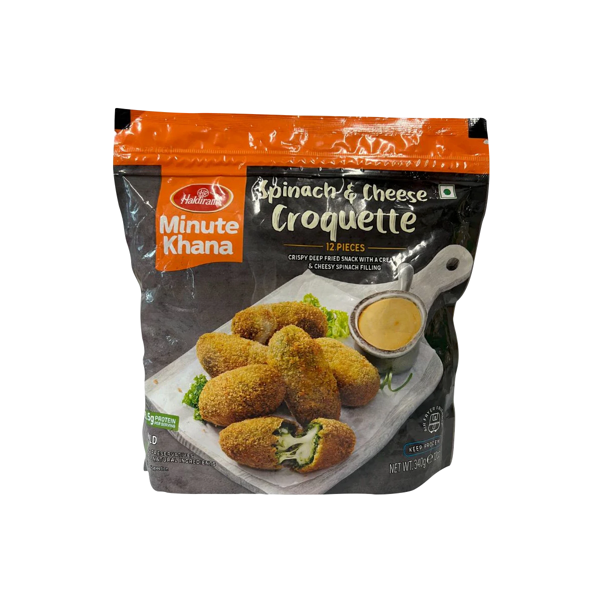 Haldiram's - Spinach & Cheese Croquette 12Pcs | 340g