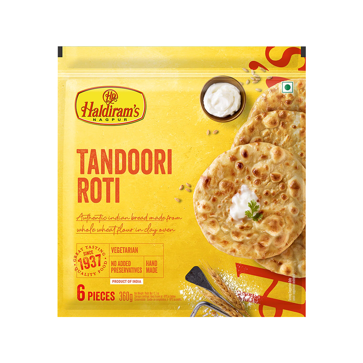 Haldiram's - Tandoori Roti 6pcs | 360g