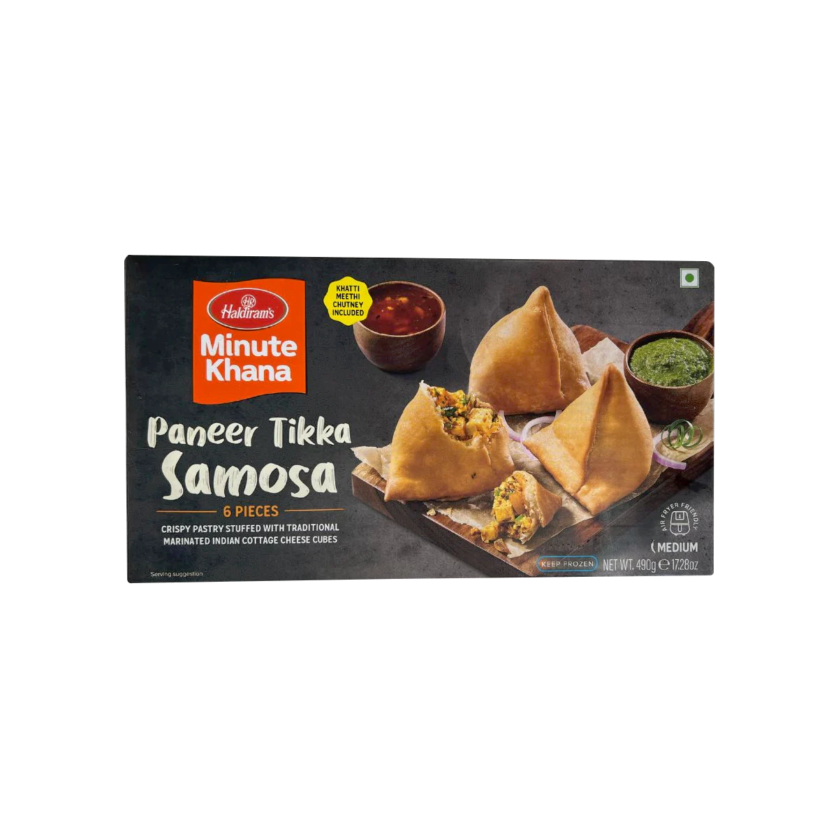 Haldiram's - Paneer Tikka Samosa 6 Pcs | 490g